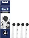 Oral-B Ersatz-Zahnb&uuml;rstenk&ouml;pfe f&uuml;r Pure Clean Holzkohle, 4 St&uuml;ck