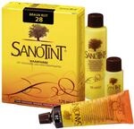 Sanotint - Haarfarbe Classic Nr. 28 "Braun Rot" - Naturnahe dauerhafte Haarfarbe mit