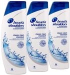 3 x Head & Shoulders Classic Clean Anti-Schuppen / Shampoo / 400 ml