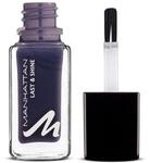 Manhattan Last & Shine Nagellack &ndash; Violetter, gl&auml;nzender Nail Polish f&uuml;r 10 Tage