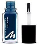Manhattan Last & Shine Nagellack &ndash; Jeansblauer, gl&auml;nzender Nail Polish f&uuml;r 10