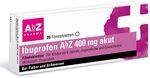 Ibuprofen AbZ 400 mg akut Filmtabletetten, 20 St. Tabletten