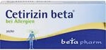 Cetirizin beta 10 mg - Allergie Tabletten gegen Heuschnupfen, 20 Stk.