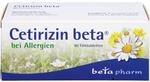 Cetirizin beta 10 mg - Allergie Tabletten gegen Heuschnupfen, 90 Stk.