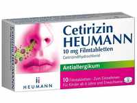Cetirizin HEUMANN 10mg Filmtabletten: Antiallergikum, hemmt die Wirkung von...