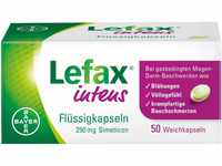 Lefax Intens Flüssigkapseln bei stärkeren Blähungen und weiteren gasbedingten