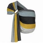 Hoppediz Ring-Sling, Baby-Tragetuch ab Geburt, 100 % schadstoffgepr&uuml;fte Baumwolle,