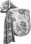 Hoppediz Ring-Sling, Baby-Tragetuch ab Geburt, Baumwolle Leinen, Design Florenz
