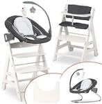 hauck Hochstuhl Beta+ Newborn Set Deluxe - Babyhochstuhl Set ab Geburt mit