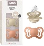 BIBS Couture Schnuller 2er-Pack, BPA-frei, Kiefergerechte Form. Silikon, Hergestellt