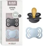 BIBS Supreme Schnuller 2er-Pack, BPA-frei, Symmetrischer Nippel.