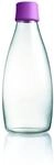 Retap Wasserflasche 05, Glas, Glas, violett, 800 ml
