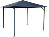 QUICK STAR Metall Garten Pavillon Nizza 3x3m Antik Partyzelt Grau RAL 7012