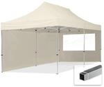 TOOLPORT Faltpavillon Faltzelt Pavillon 3x6m - 2 Seitenteile Aluminium 32mm...