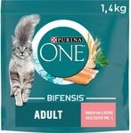 PURINA ONE BIFENSIS Adult Katzenfutter trocken, reich an Lachs, 6er Pack (6 x 1,4kg)