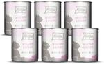 MjAMjAM - Premium Nassfutter f&uuml;r Katzen - saftiges Huhn und Wildlachs, 6er Pack (6 x