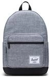 Herschel Rucksack Freizeitrucksack mit Laptopfach Pop Quiz Backpack 25 L Raven