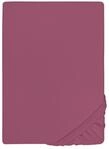 biberna Deluxe Jersey-Elastic-Spannbetttuch 140x200 cm - 160x220 cm rot | 97%