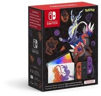 Nintendo Switch-Konsole (OLED-Modell) Pok&eacute;mon Karmesin & Purpur-Edition [KEIN...