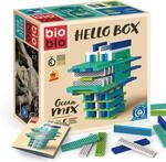bioblo Hello Box Ocean Mix mit 100 St&uuml;ck | Nachhaltige Bunte Baukl&ouml;tze f&uuml;r Kinder