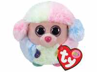 TY 42511 Rainbow Poodle Puffies Pudel Plüschtier, Mehrfarbig, STK