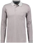 RAGMAN Herren Softknit-Polo mit Brusttasche, Langarm