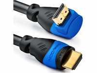 deleyCON 3,0m HDMI 270° Grad Winkel Kabel - Kompatibel zu HDMI 2.0/1.4 - UHD...