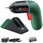 Bosch Akkuschrauber IXO Set mit Ladestation (6. Generation, gr&uuml;n, variable