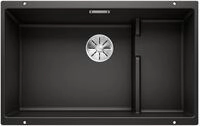BLANCO SUBLINE 700-U Level | Granitsp&uuml;le aus SILGRANIT schwarz | Einbauart: Unterbau