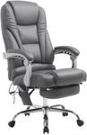 CLP B&uuml;rostuhl Pacific Kunstleder I Massage-Funktion I Ergonomisch, 360&deg; Drehbar Mit