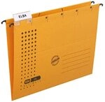 ELBA H&auml;ngemappe chic f&uuml;r A4, aus Karton, seitlich offen, gelb, 5er Pack