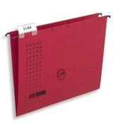 ELBA H&auml;ngemappe chic f&uuml;r A4, aus Karton, seitlich offen, rot, 5er Pack