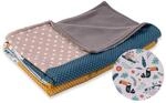 ULLENBOOM Babydecke 70x100 cm - OEKO-TEX Baumwolle mit Fleece | OEKO-TEX