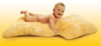 HEITMANN Baby Lammfell gold-beige geschoren 70-80 cm, Haarl&auml;nge 50 mm