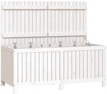 vidaXL Gartentruhe, Gartenm&ouml;bel Kiste mit Deckel, Gartenbox Auflagenbox f&uuml;r...