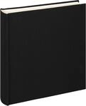 walther design Fotoalbum schwarz 30 x 30 cm Leinen, Cloth FA-508-B