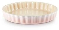 LE CREUSET Tarteform aus Steinzeug, 28 cm, 2.1 Liter, Shell Pink, 71120287770001
