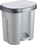 Rotho Duo M&uuml;lleimer 2 F&auml;cher 2x 10l | M&uuml;lltrennsystem und Abfalleimer K&uuml;che | mit