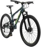 BIKESTAR Fully Aluminium Mountainbike Shimano 21 Gang Schaltung, Scheibenbremse 27.5