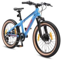 BIKESTAR Kinder Fahrrad Aluminium Mountainbike 7 Gang Shimano, Scheibenbremse ab 6