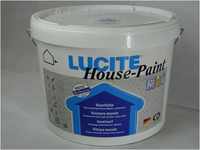 LUCITE House-Paint 5L Universal Fassadenfarbe, weiss, seidenmatt