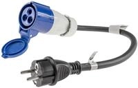 ChiliTec CEE Kabel Adapter Kupplung auf Schutzkontakt-Stecker 35cm IP44 H07RN-F 3G2,5
