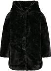 Urban Classics M&auml;dchen Jacke Girls Hooded Teddy Coat black 146/152