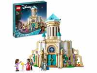 LEGO 43224 Disney Wish König Magnificos Schloss, Baubares Spielzeug aus dem