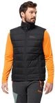 Jack Wolfskin Herren Ather Down Vest M RDS Daunenweste, Schwarz, XXL EU