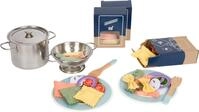 small foot Pasta-Koch-Set "fresh" f&uuml;r die Kinderk&uuml;che, inkl. Kochtopf, Sieb,