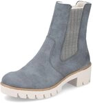 Rieker Damen Stiefelette Blau, Schuhgr&ouml;&szlig;e:EUR 36