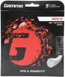 Gamma Tennissaite Moto 12,2 m Set 16 (1.29 mm) Schwarz