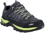 CMP - Rigel Low Trekking Shoe Wp, Man, Antracite-Limegreen, 42