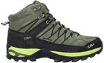 CMP Rigel Mid Trekking Shoes WP, Herrenschuhe, Kaki Acid, 45 EU